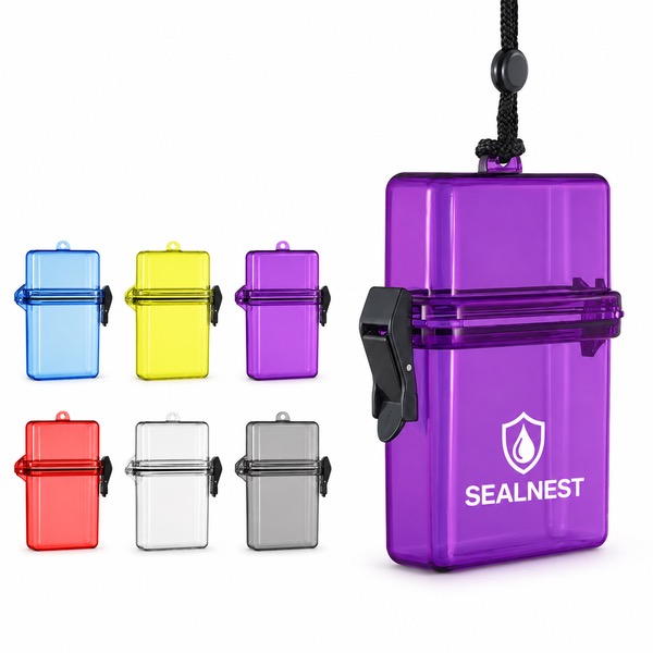 Waterproof Transparent PP Box for Small Essentials — Pp — Black