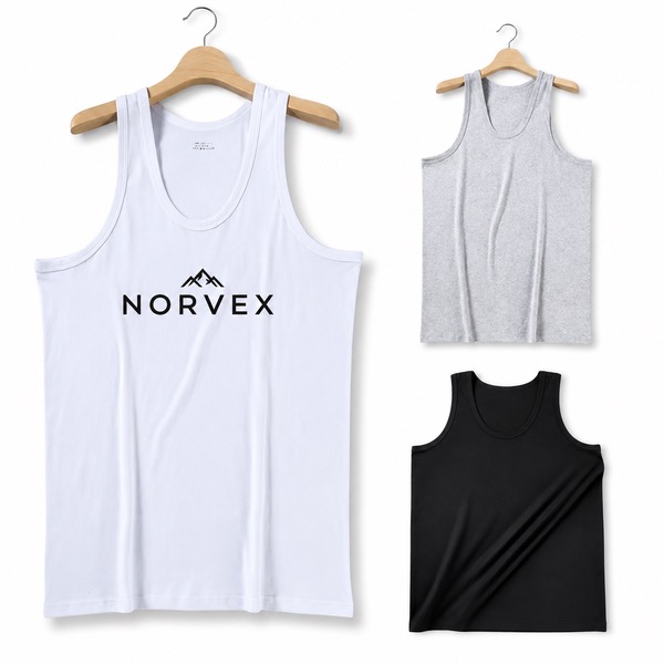 Soft Cotton Racerback Tank, Classic Style
