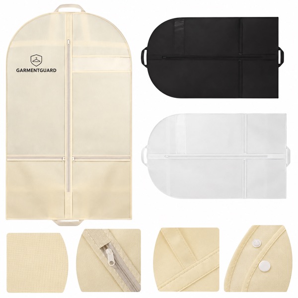 Non-Woven Garment Bag with Transparent Viewing Window