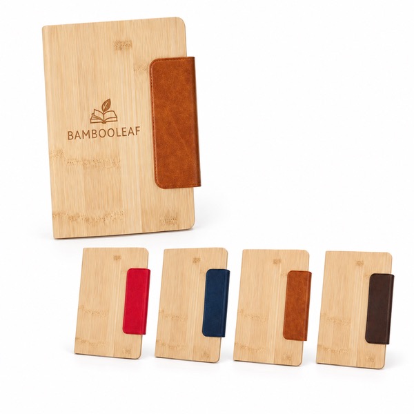 Magnetic Closure Notebook with Smooth Coil Binding