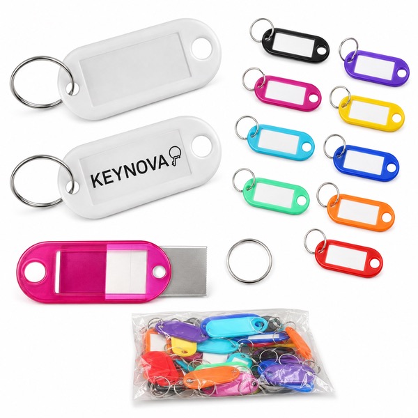 Colorful Small Key Label with Protective Film