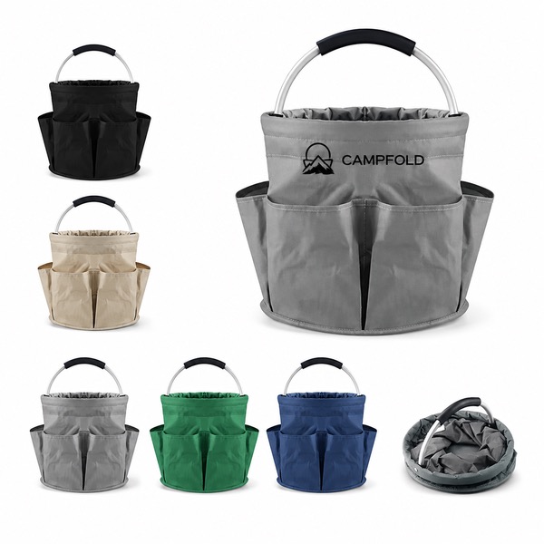 Foldable Outdoor Basket For Shopping And Gardening