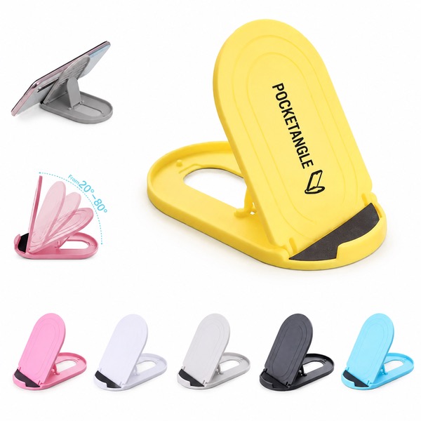 Portable Phone Stand with Silicone Pads and Six Slots
