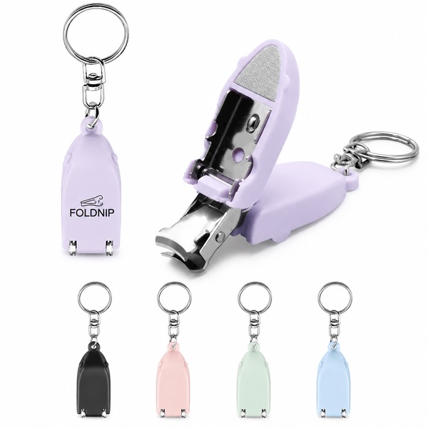 Compact Folding Nail Clipper With Dual Nail Files