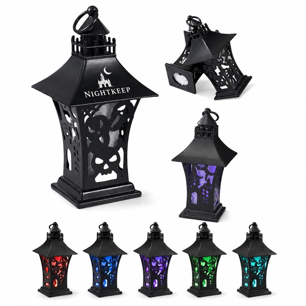 Vintage LED Lantern for Halloween Decor