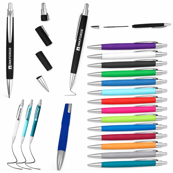 Textured Anti Slip Retractable Office Pen
