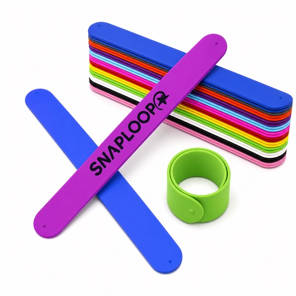 Silicone Snap Bracelet Party Favor