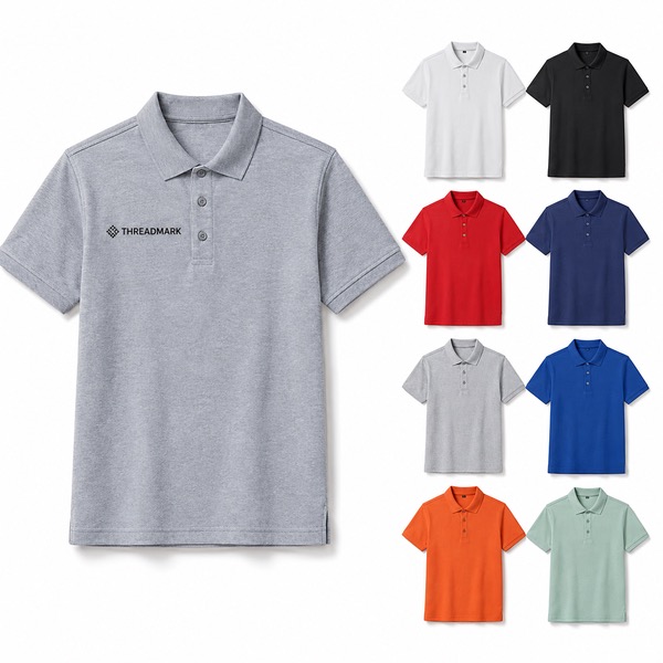 Branded Lightweight Breathable Polo Shirt