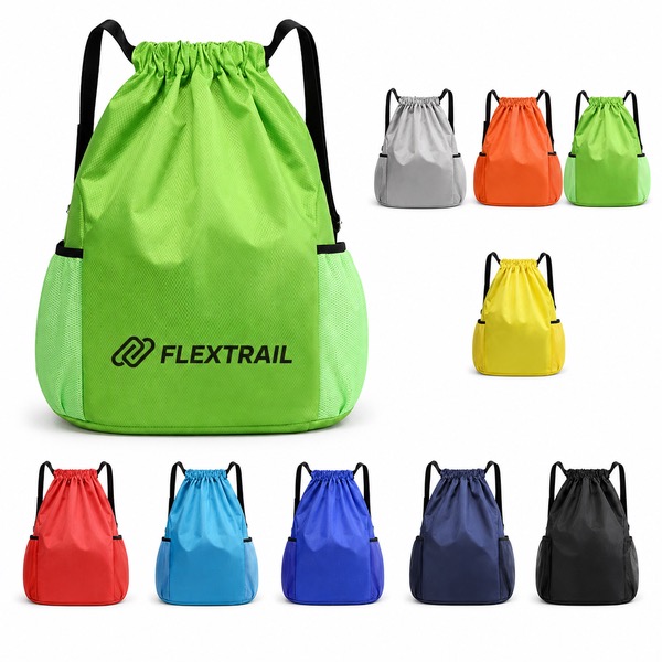 Sports Training Drawstring Bag with Custom Logo Printing