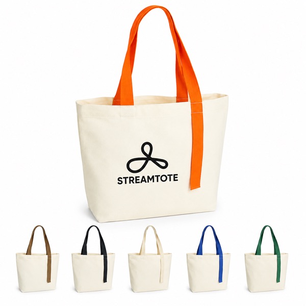 Casual Canvas Bags Adorned with Festive Streamers