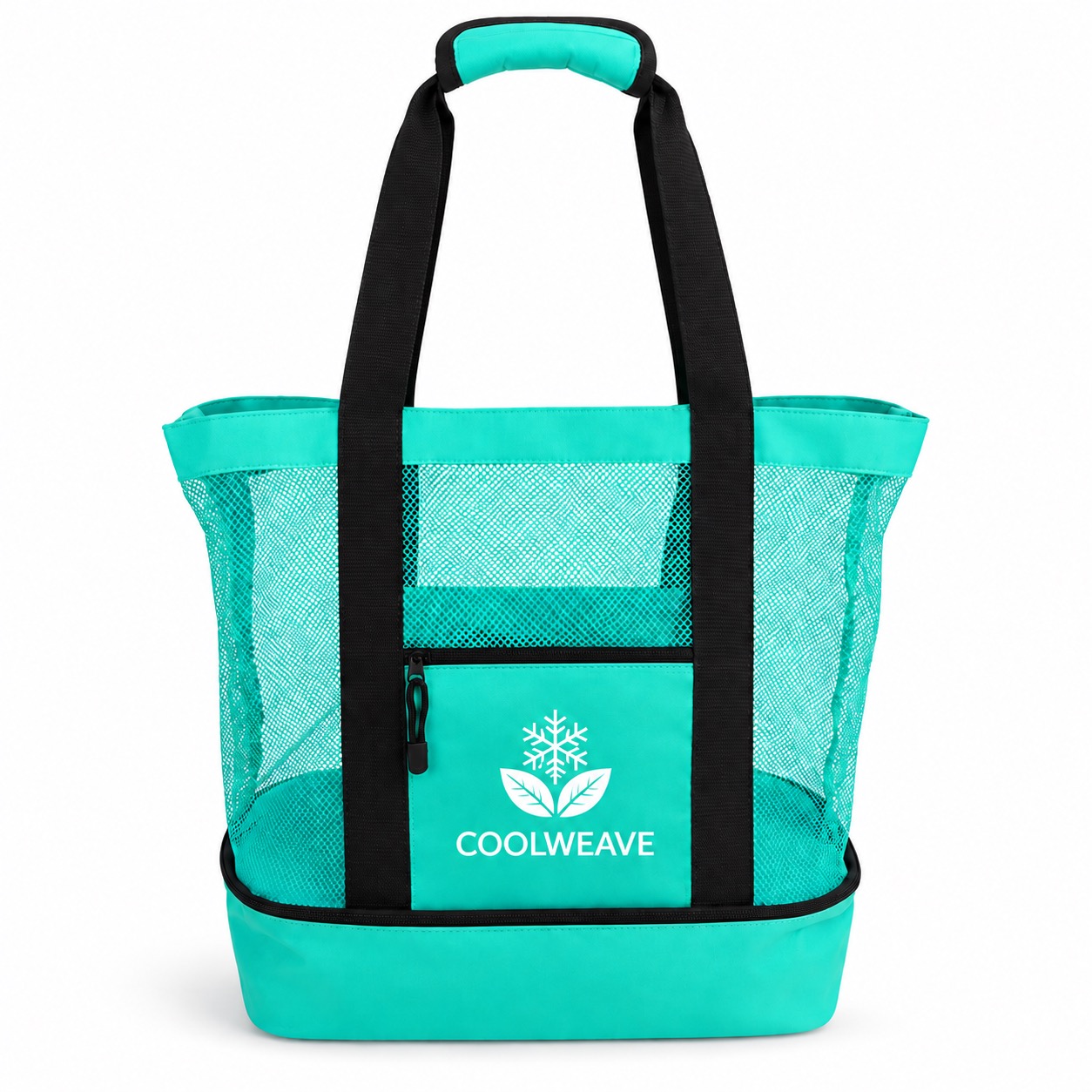 Beach Tote with Insulated Two-in-One Cooler