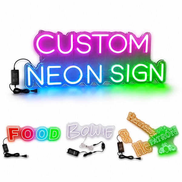 Alec LED Neon Lights Custom Logo 10.63 x 19.69 Inch