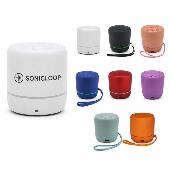 Small ABS Wireless Speaker Promotional Gift — Abs — White