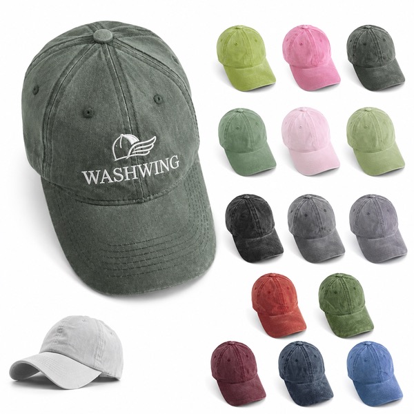 26-23.62 Inch Washed Cotton Dad Hat