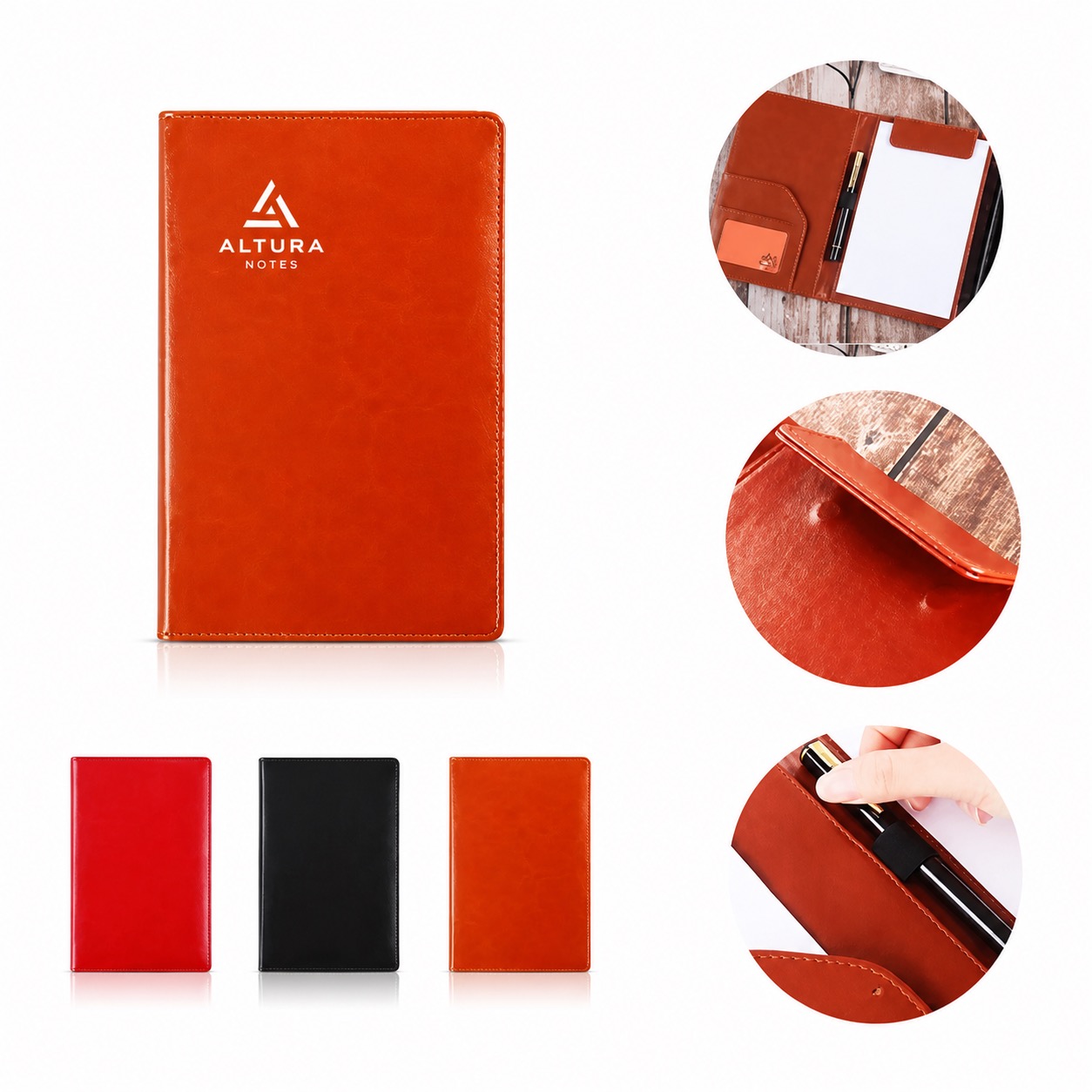 Premium PU Leather A5 Guest Information Folder