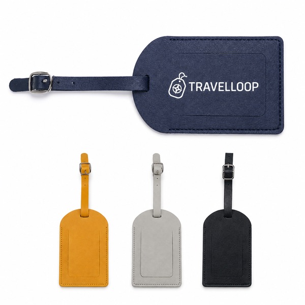 Custom Luggage Tags in Multiple Designs and Materials
