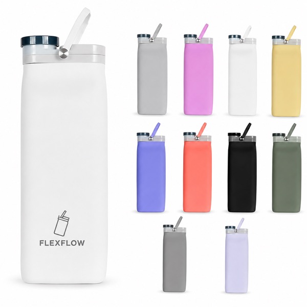 Reusable 20oz Folding Beverage Cup with Leak-Proof Design