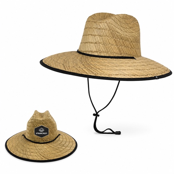 Wide Brim Mat Straw Hat for Sun Protection