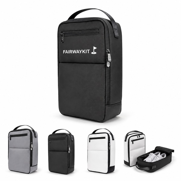 Golf Shoe Bag with Large Print Area