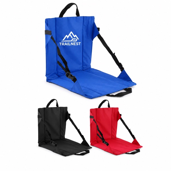 Lightweight Folding 600D Outdoor Chair — Oxford — Blue