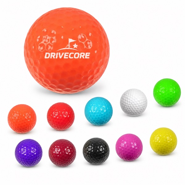 Colorful 1.68 Inch Golf Balls, Double Layer