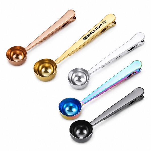 Coffee Measuring Spoon and Bag Sealing Clip