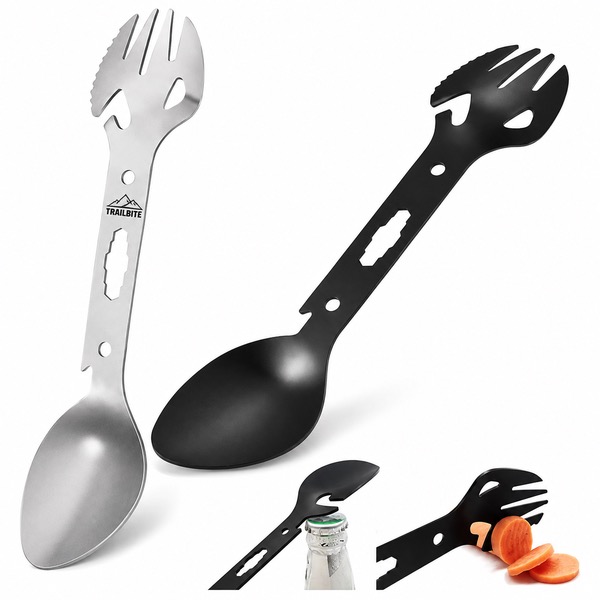Portable Stainless Steel Picnic Spork Tool