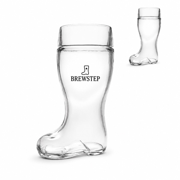 3 oz Personalized Crystal Glass Beer Boot Cup