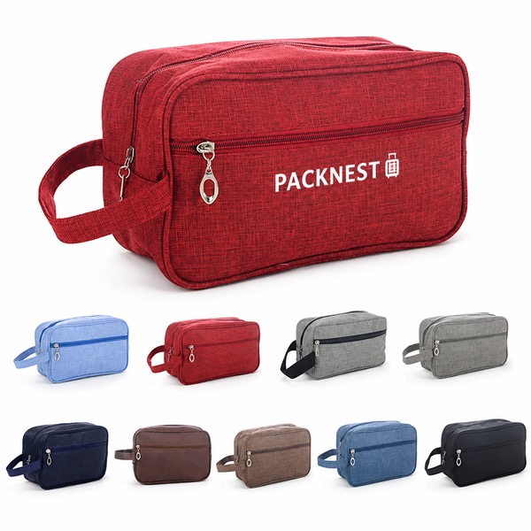 Travel Toiletry Bag 190D Nylon 10.2 x 5.9 x 3.9 in