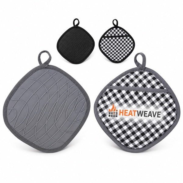 Silicone Oven Mitt Style Pot Holders for Hot Dishes