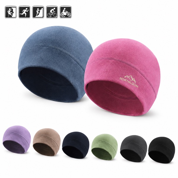 Winter Windproof Rabbit Plush Ear Covering Hat — Black