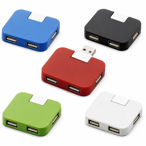 Rugged ABS 4 Port USB Hub