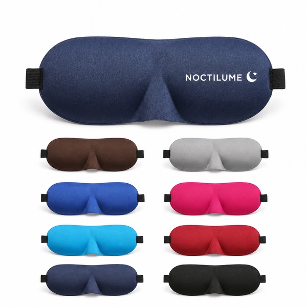 Contoured Polyester Foam Sleep Mask, 18.5 to 27.5 Inch