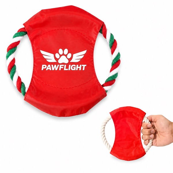 Nylon And Cotton Rope Pet Dental Flyer