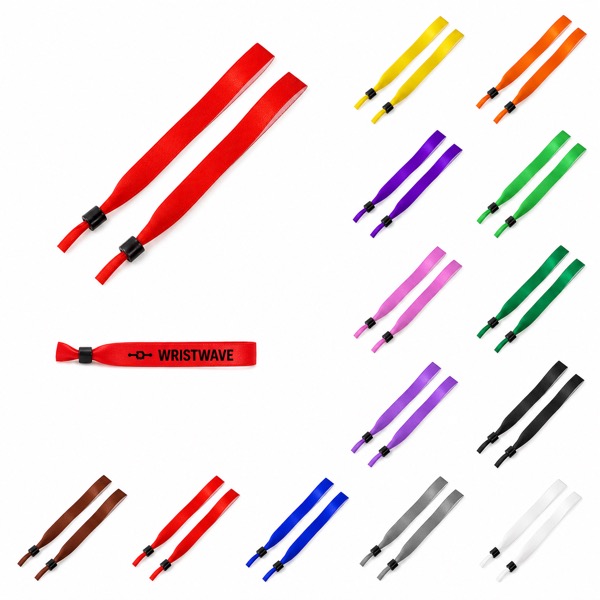 Polyester Folding Wristband With Buttons and HD Printing