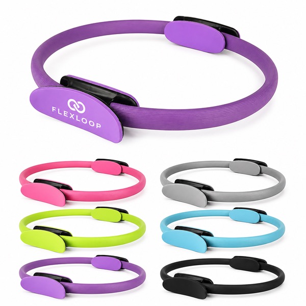 Pilates Ring with Nitrile Rubber Grip — Nbr Foam — Purple