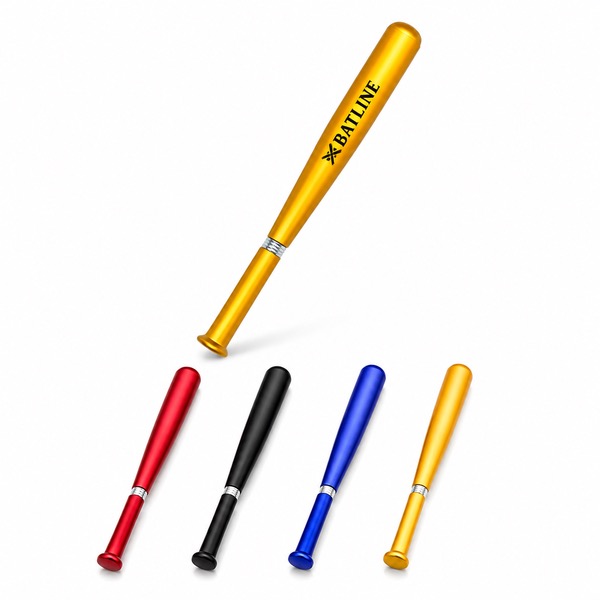 Ballpoint Baseball Bat Style Office Pen — Abs — Black