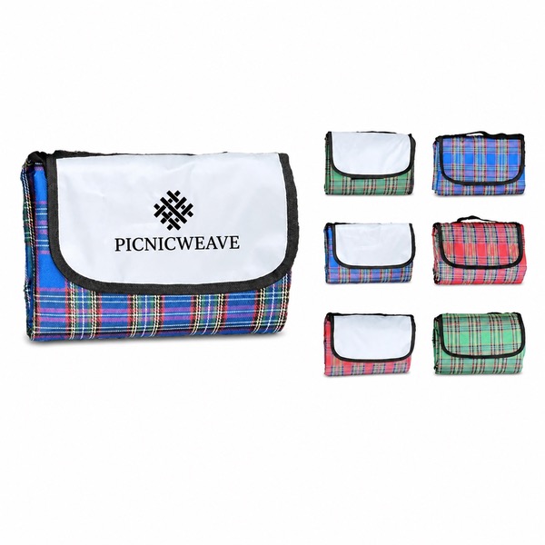 Foldable Waterproof Picnic Mat 59x39.4 600D Oxford Cloth — Oxford — Red