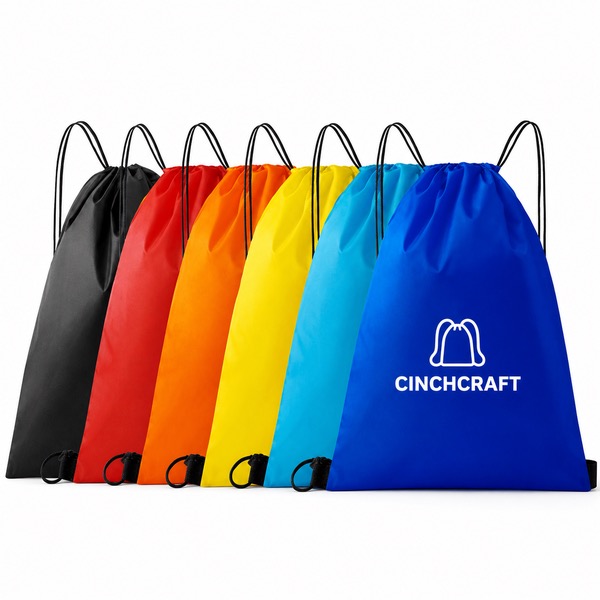 Custom Drawstring Gym Travel Backpack Bag 17 x 13.5 Inch