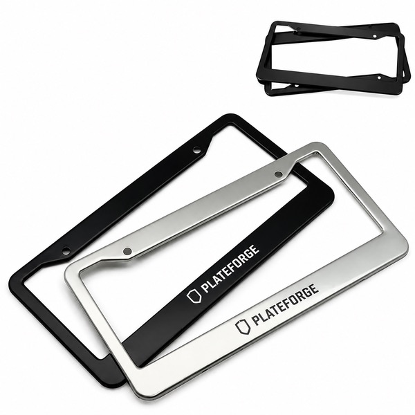 Aluminum License Plate Frame for USA 12x6 Inch Plates