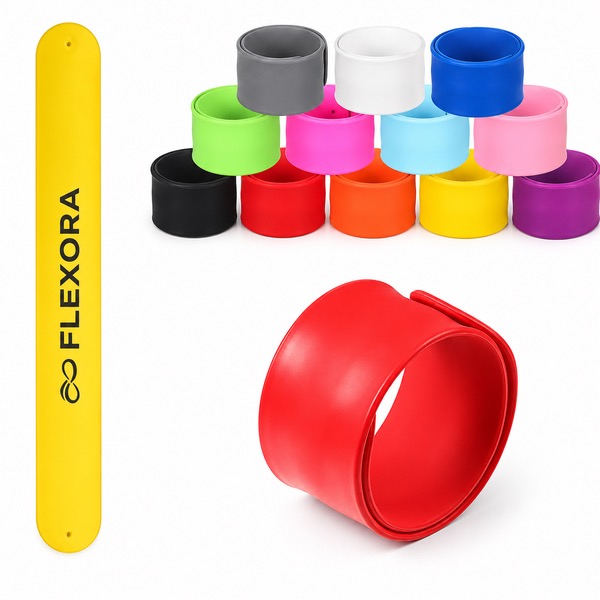 05 Inch Silicone Slap Bracelets for Children and Adults
