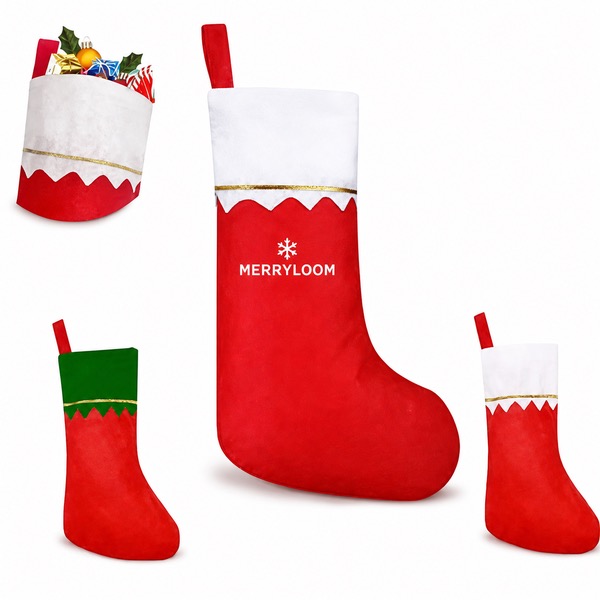 Reusable Felt Holiday Gift Stocking