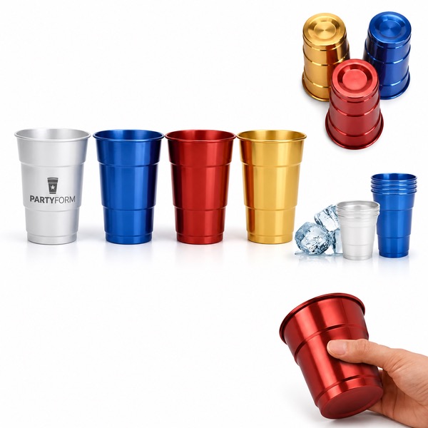 16oz Aluminum Cup for Hot and Cold Drinks