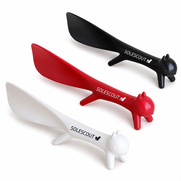 Plastic Squirrel Shoe Horn for Easy Dressing — Plastic — Black