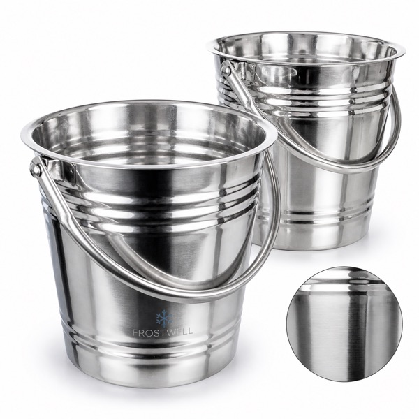 Restaurant Catering Stainless Steel Beverage Ice Bucket