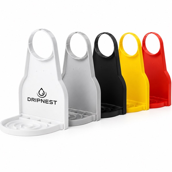 Plastic Detergent Bottle Holder with Easy Clean Tray