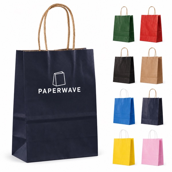 Printed Kraft Paper Single Cup Food Bag