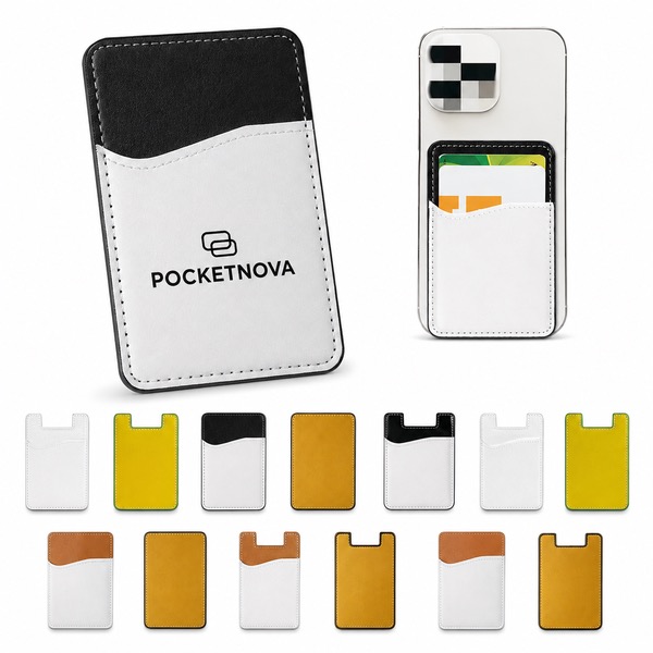 Thermal Transfer PU Phone Wallet 3.8 x 2.6 Inch