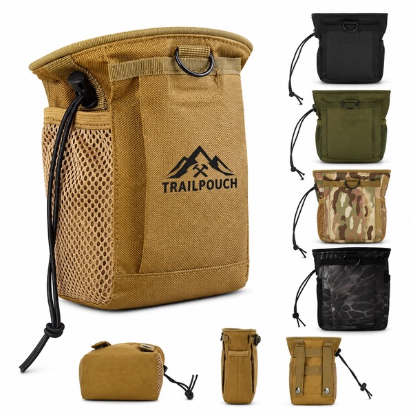Outdoor Waist Bag with Mesh Pocket and Back Snaps — Oxford — Black