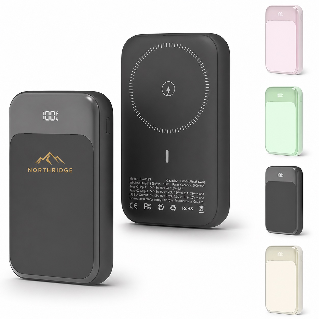 Wireless Magnetic Power Bank 10000mAh 15W